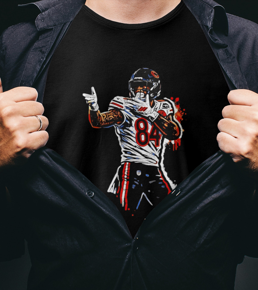 Cordarrelle Patterson 84 Chicago Bears Football Player T-Shirt