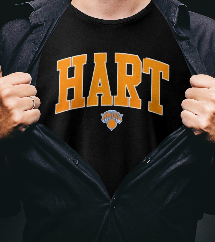 HART New York Knicks NBA Josh Hart Player Initials T-Shirt