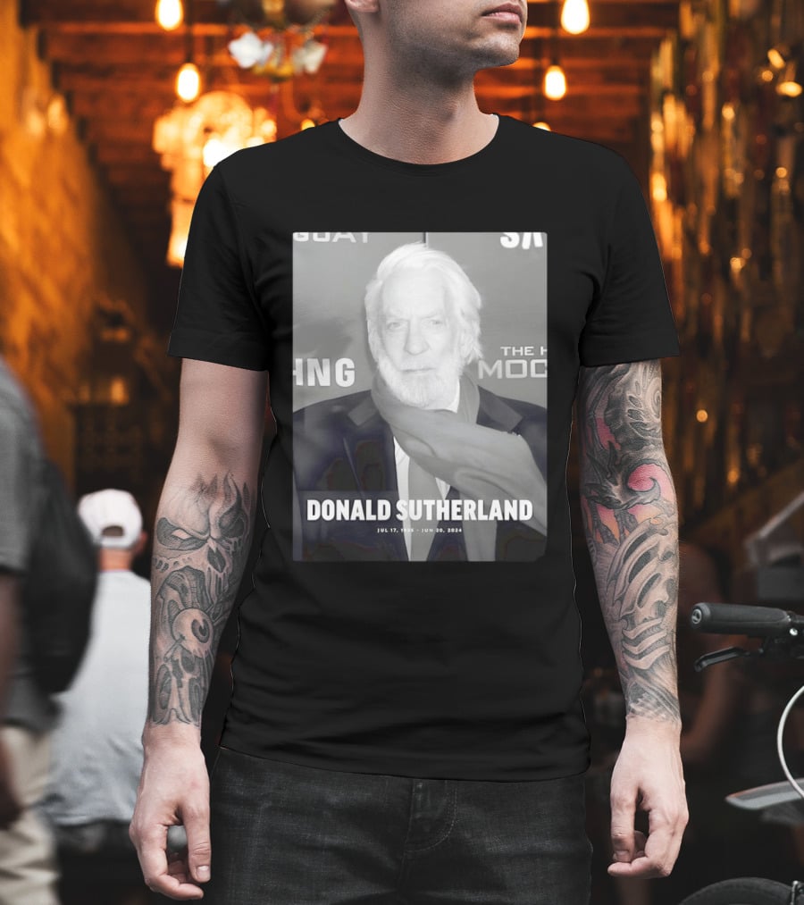 Donald Sutherland 1935 2024 Memorial T-Shirt