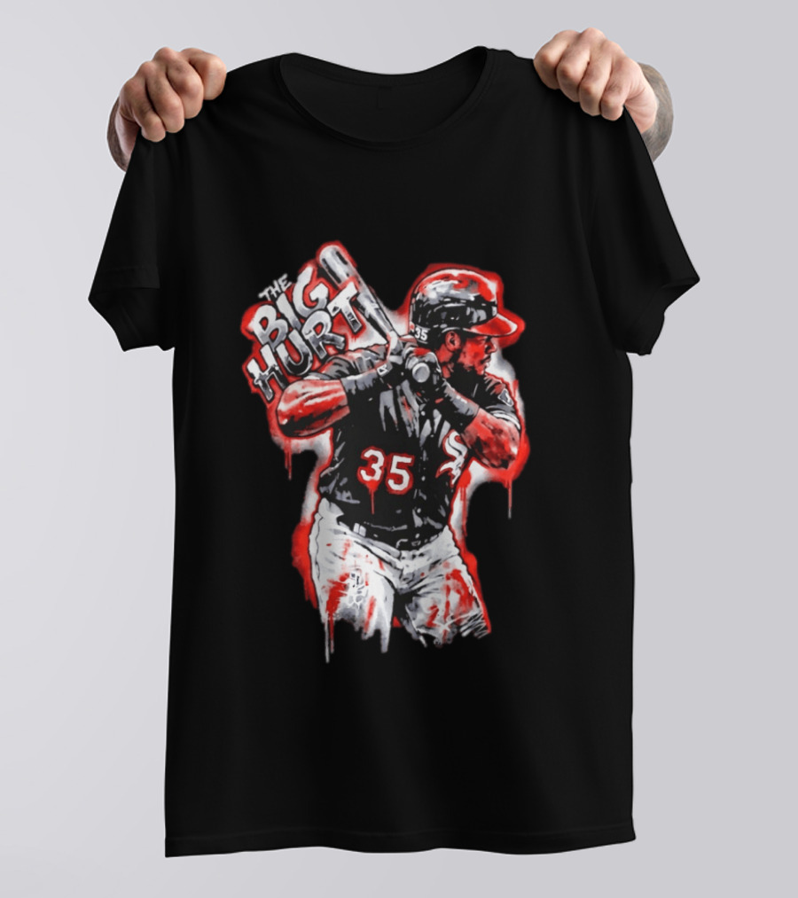 Frank Thomas The Big Hurt 35 Chicago White Sox T-Shirt