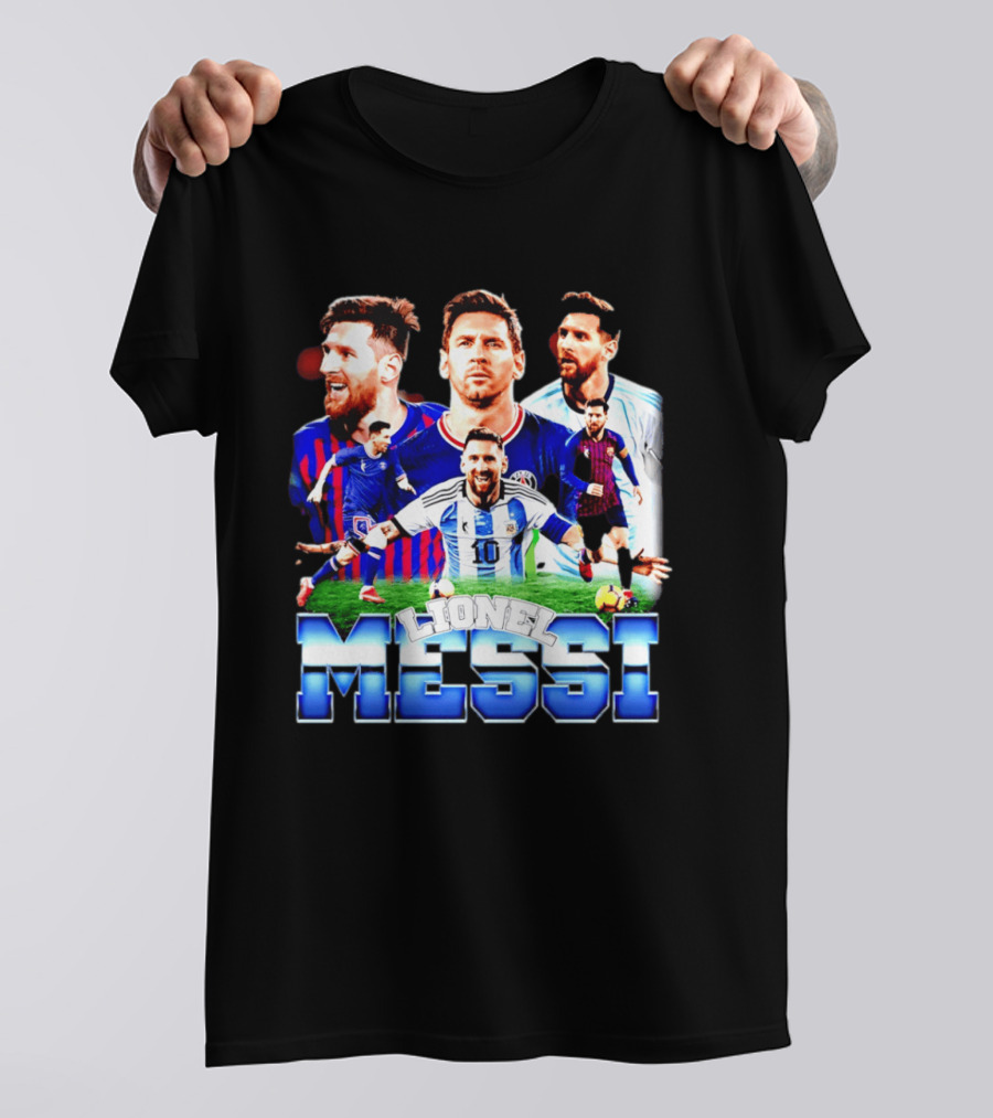 Lionel Messi Barcelona Paris Saint Germain Argentina Football Legend T-Shirt