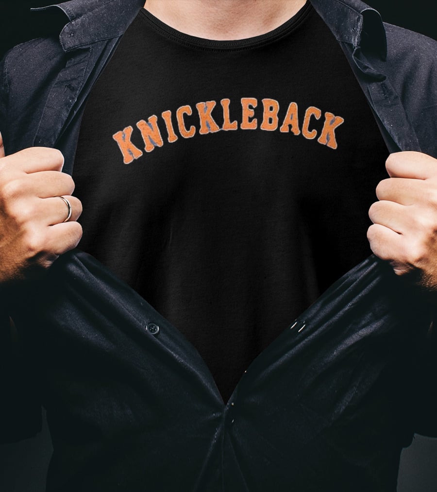 Stevie Knicks Knickleback NYC Knicks Taylor Royal Blue T-Shirt