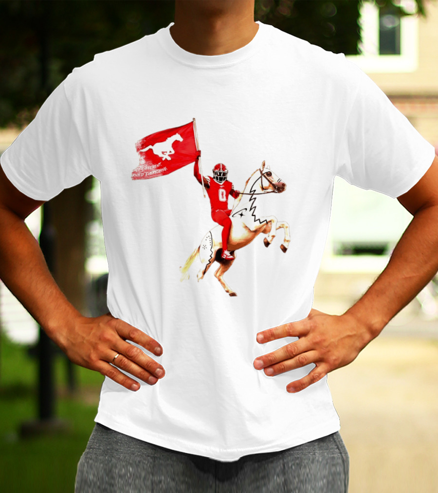 Calgary Stampeders Warhorse Adrian Greene Charity Flag Football T-Shirt