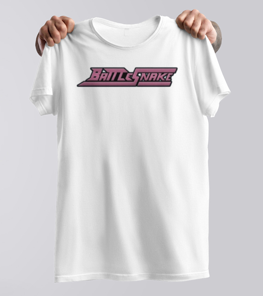 Battlesnake Pink Retro Gaming Style Font T-Shirt