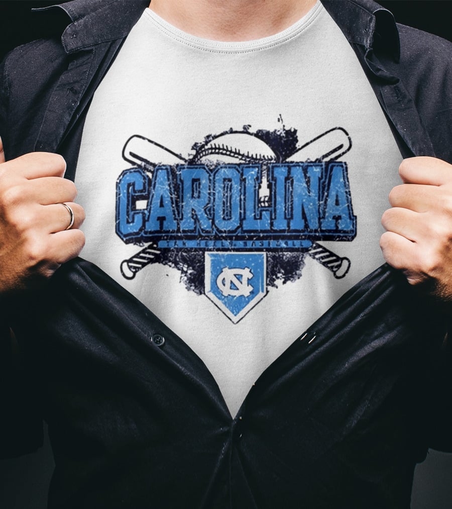 North Carolina Tar Heels Baseball UNC NCAA Carolina Tar Heels T-Shirt