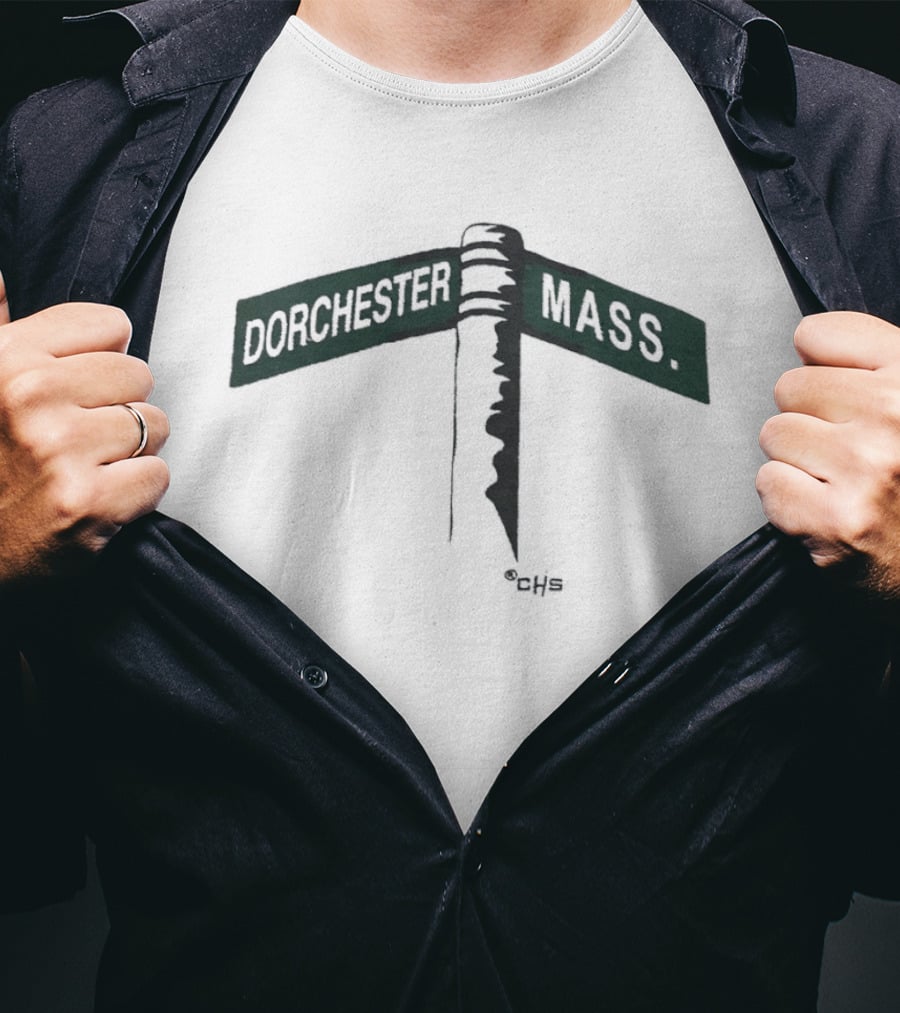 Dorchester Mass Street Sign Key T-Shirt