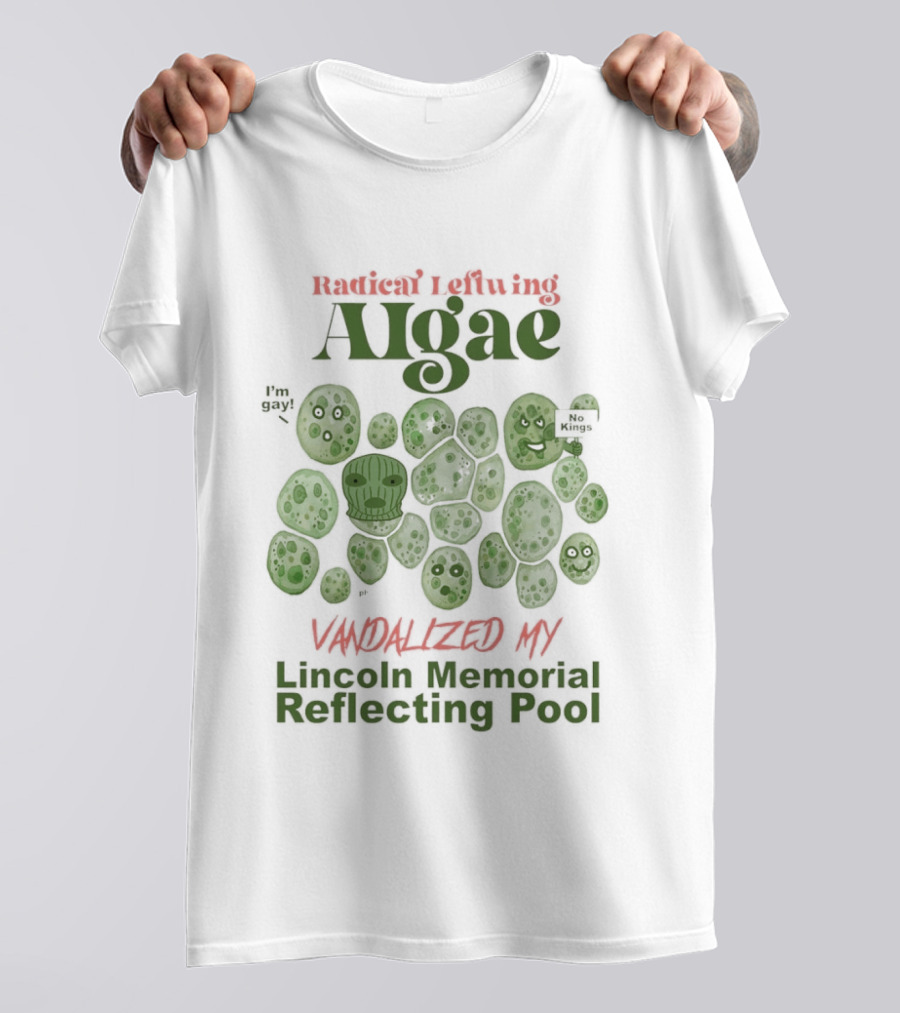 Radical Leftwing Algae Vandalized My Lincoln Memorial Reflecting Pool T-Shirt