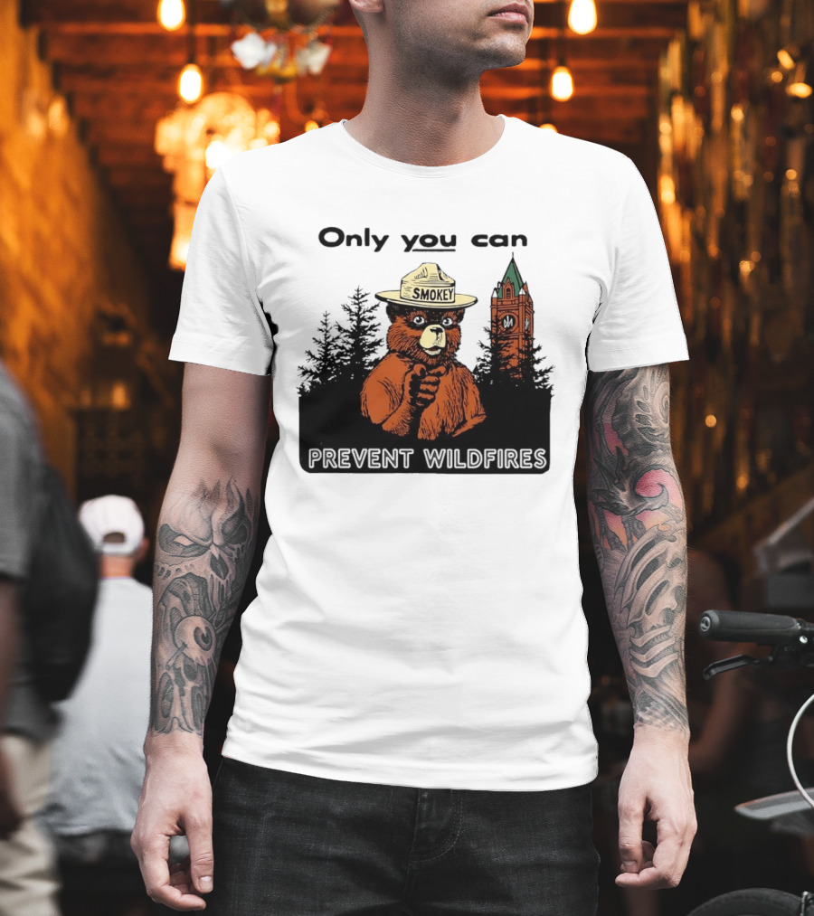 Only You Can Prevent Wildfires Smokey Bear X Montana Collaboration T-Shirt