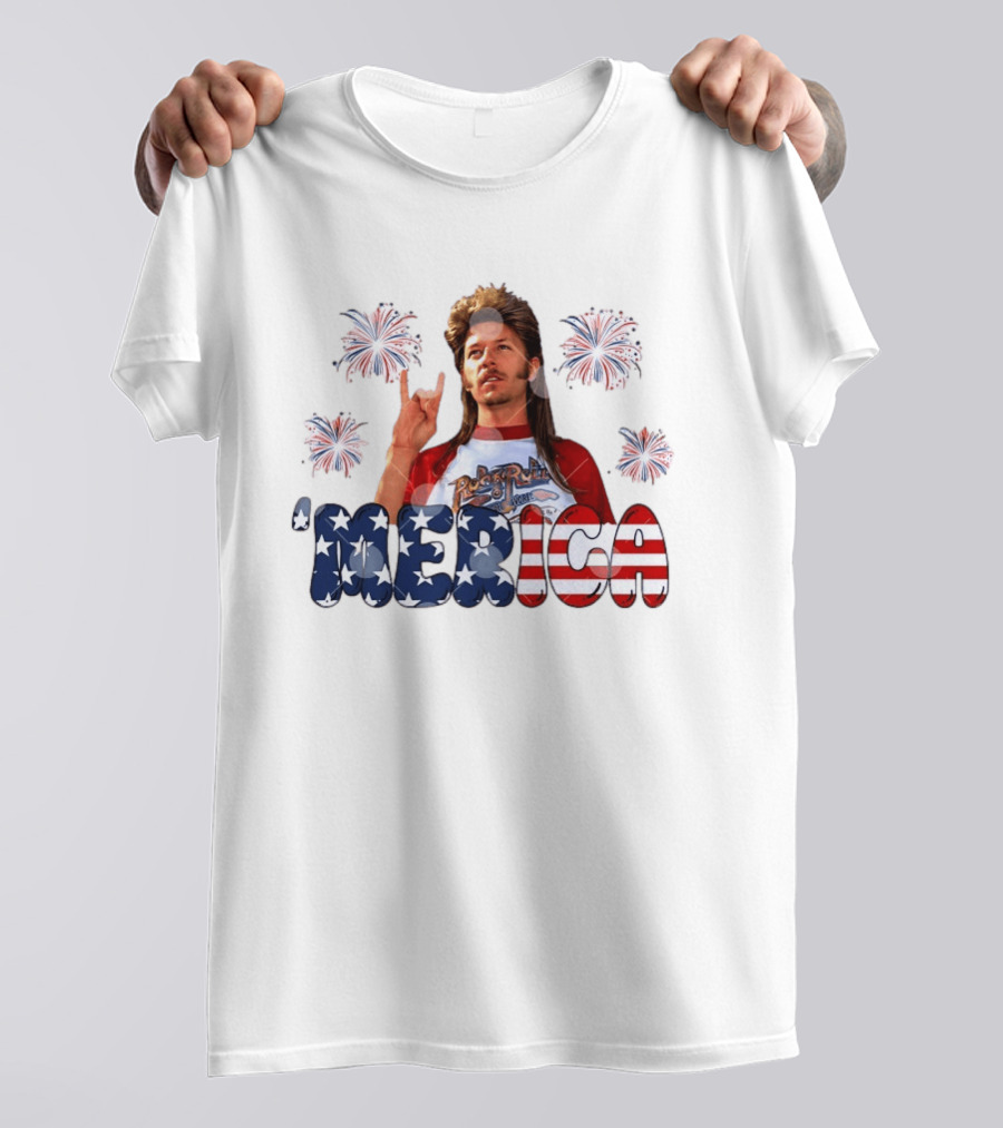 Joe Dirt 'Merica Fourth Of July Fireworks RockNRoll T-Shirt
