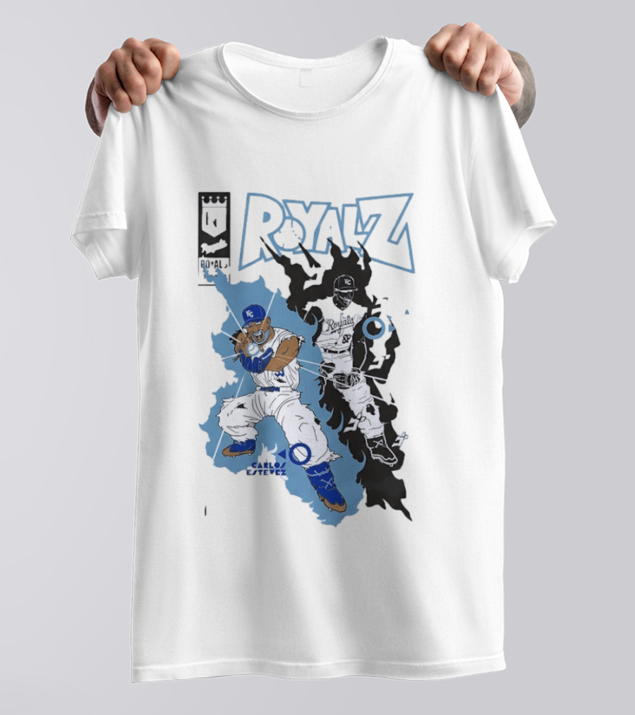 Kansas City Royals Dragon Balls Anime Crossover 2026 Carlos Estevez T-Shirt