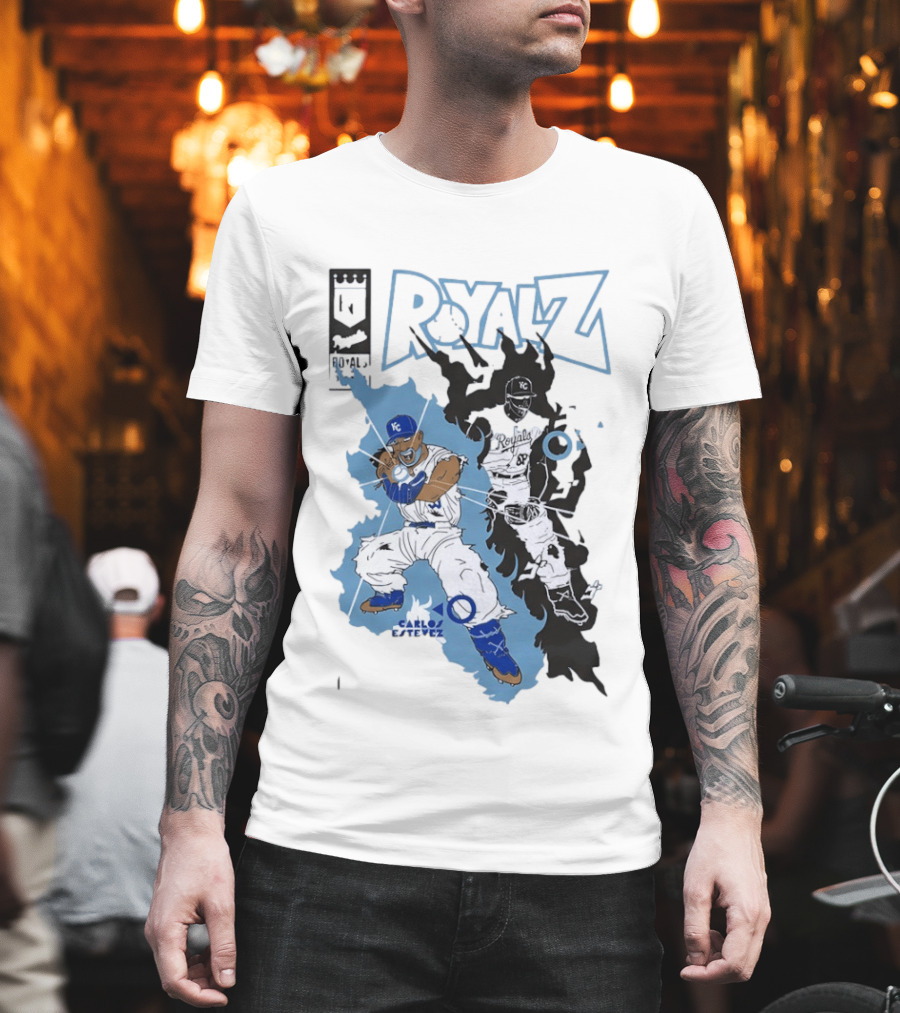 Kansas City Royals Dragon Balls Anime Crossover 2026 Carlos Estevez T-Shirt