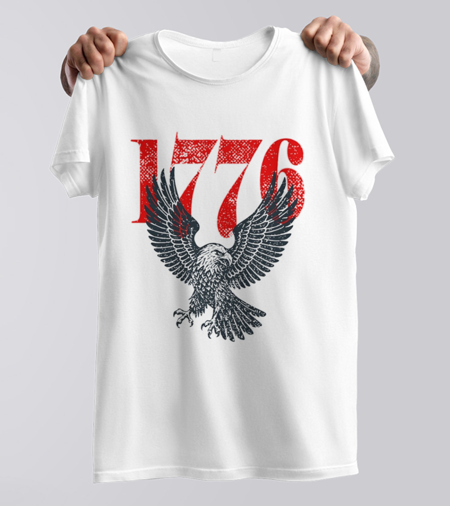 1776 250th Anniversary Bald Eagle USA T-Shirt