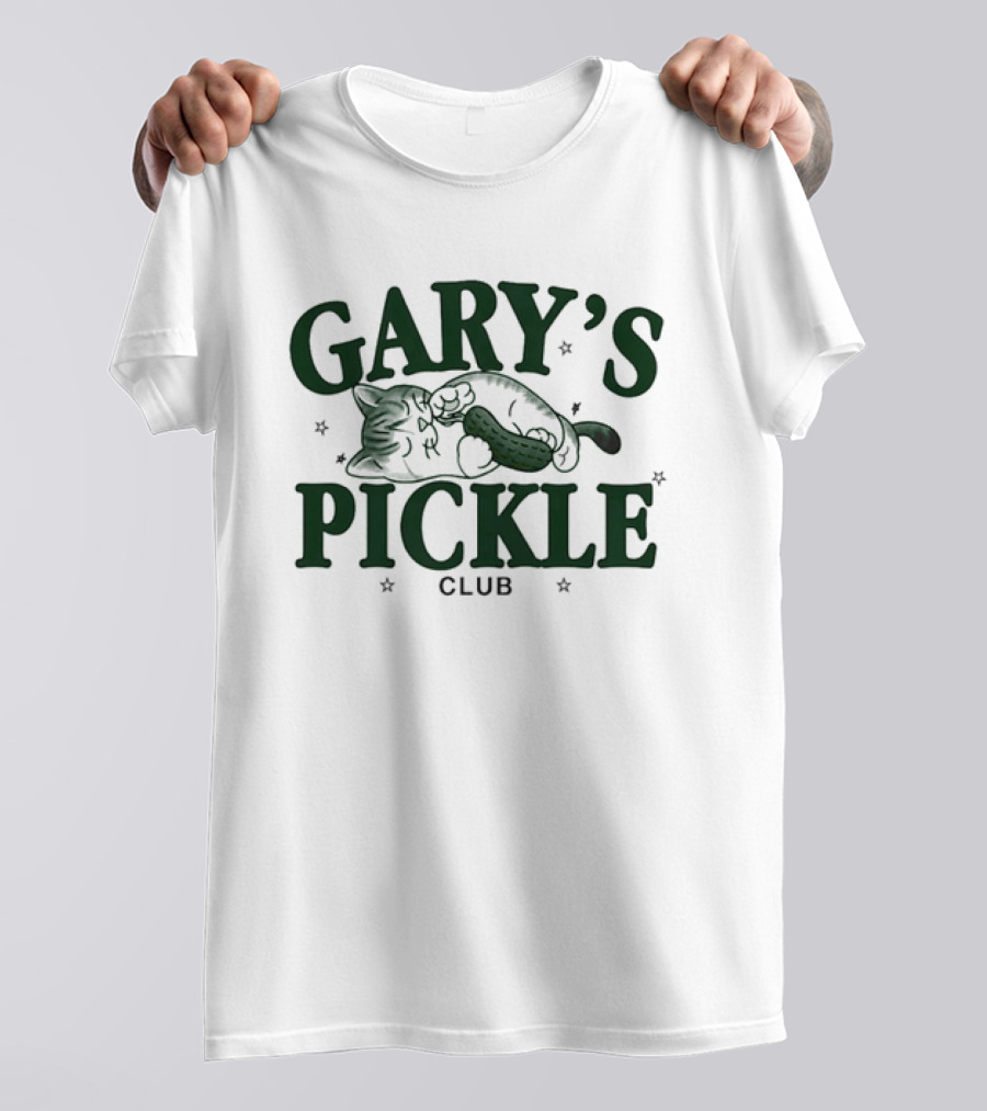 Gary's Pickle Club Cat And Pickle 2025 T-Shirt