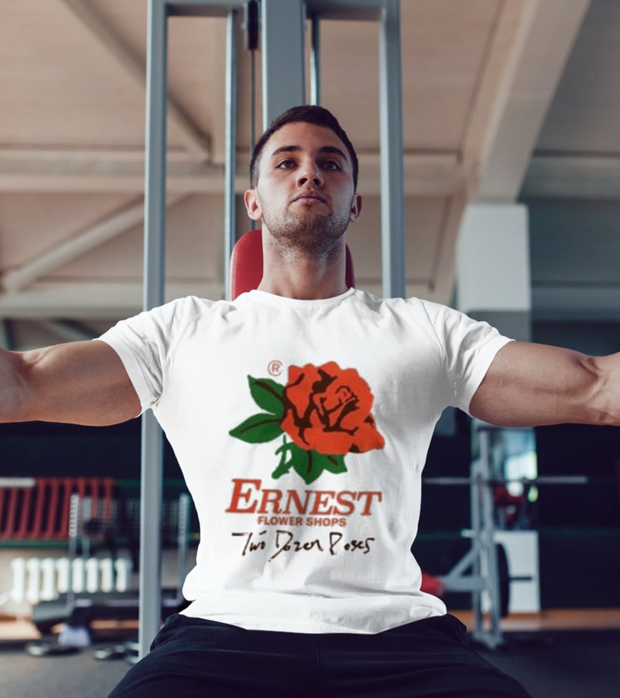 Ernest Flower Shops Two Dozen Roses Rose T-Shirt