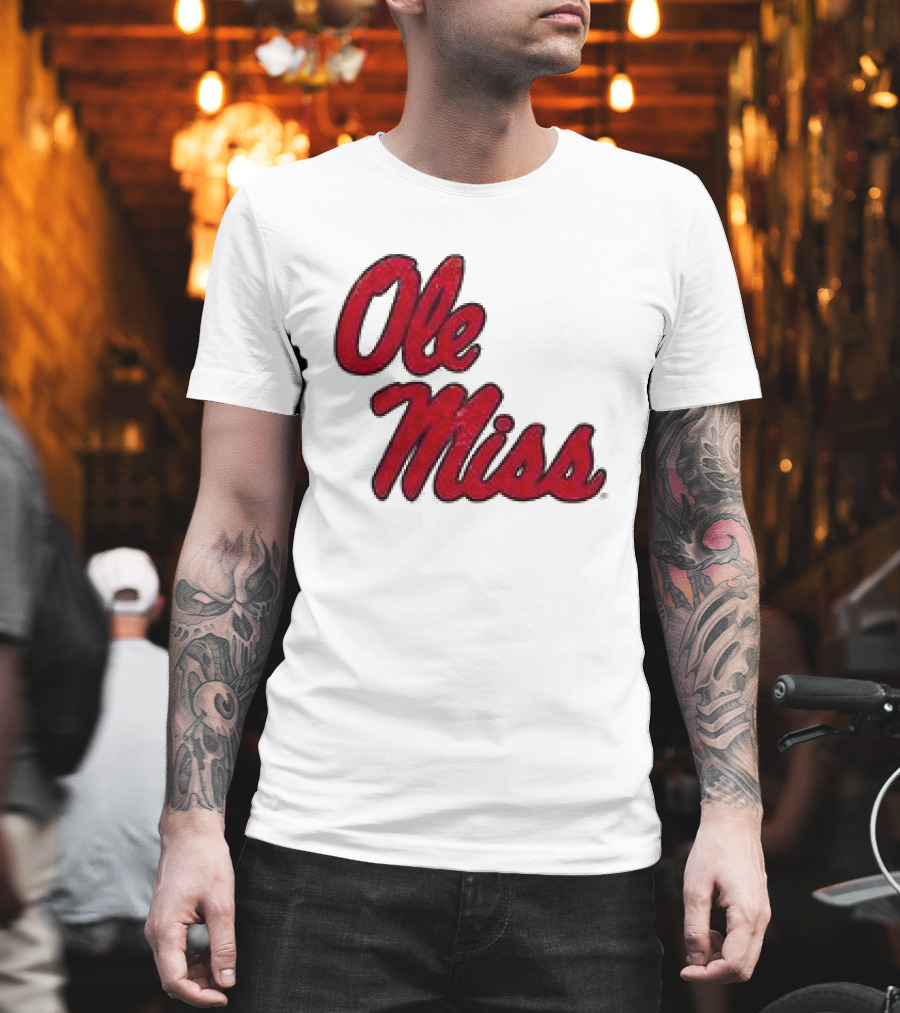 Grateful Dead Ole Miss Rebels Bears Collaboration 2 T-Shirt