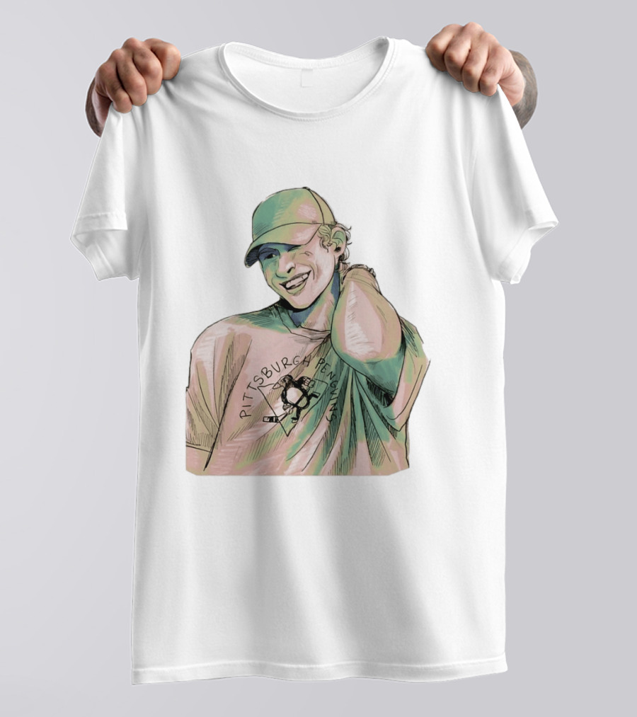 Sidney Crosby Pittsburgh Penguins Hockey Team Player T-Shirt
