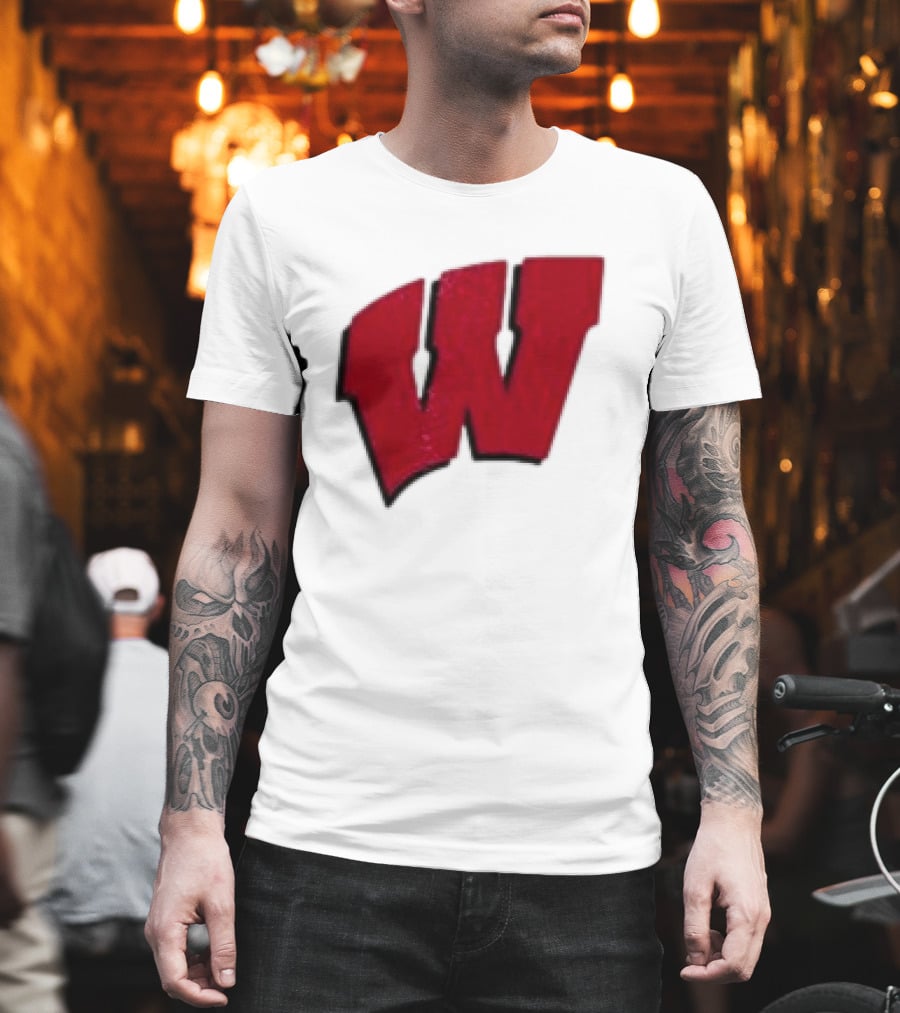 Grateful Dead Bears Wisconsin Badgers Collaboration T-Shirt