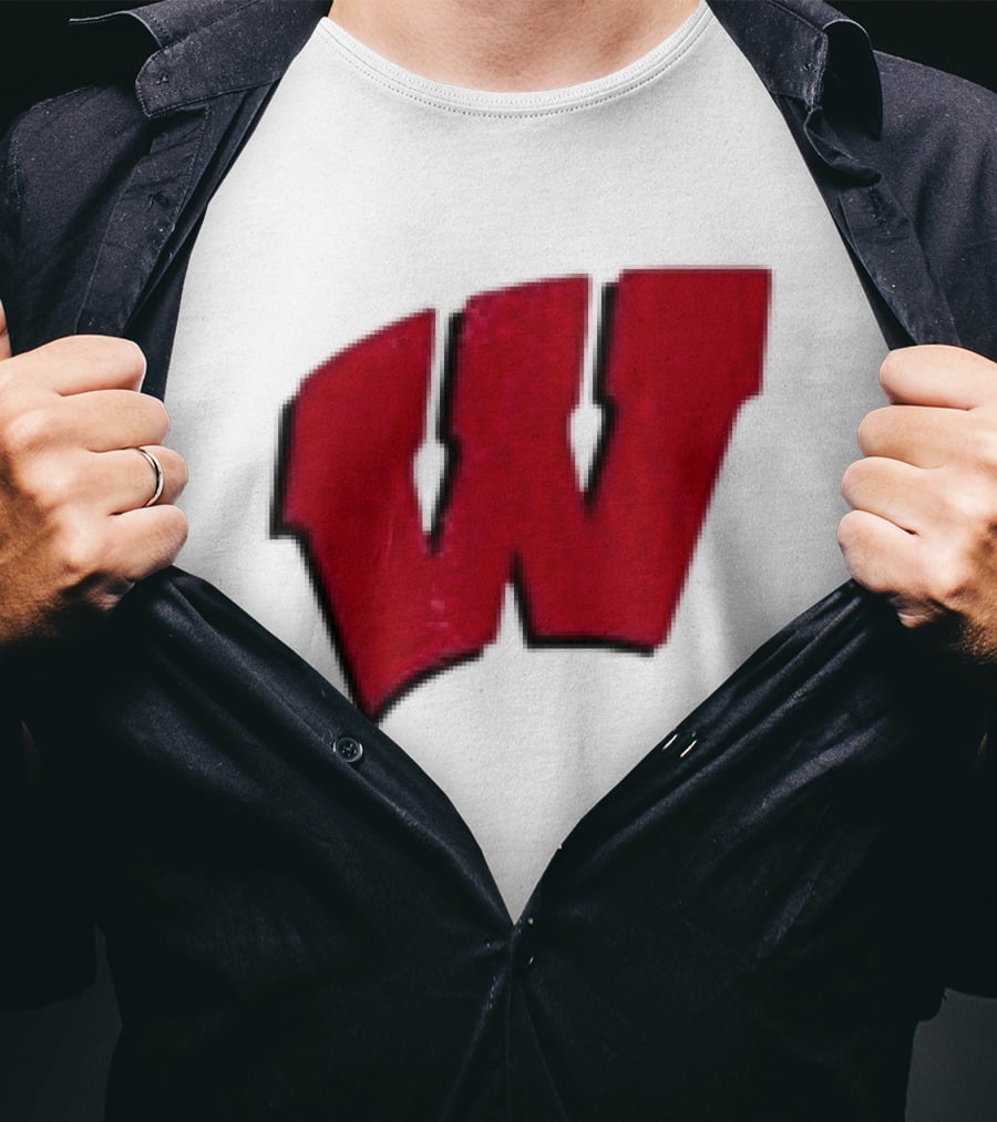 Grateful Dead Bears Wisconsin Badgers Collaboration T-Shirt
