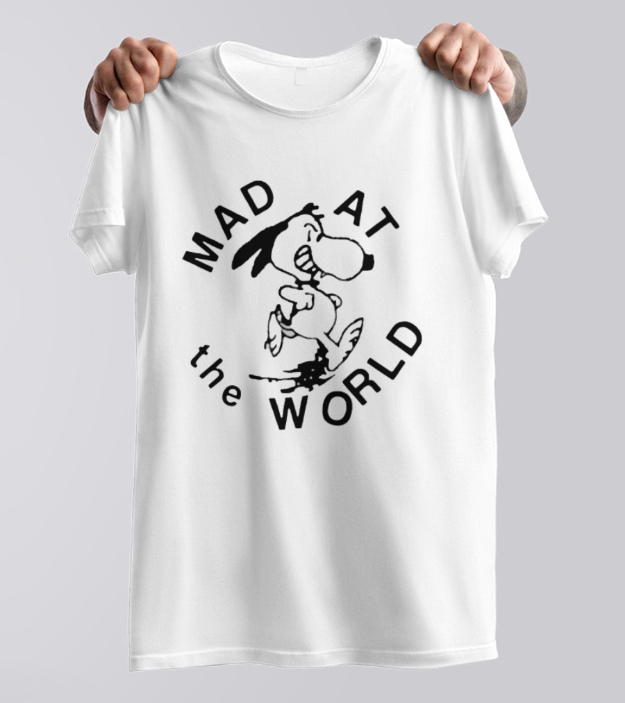 Snoopy Mad At The World Peanuts T-Shirt