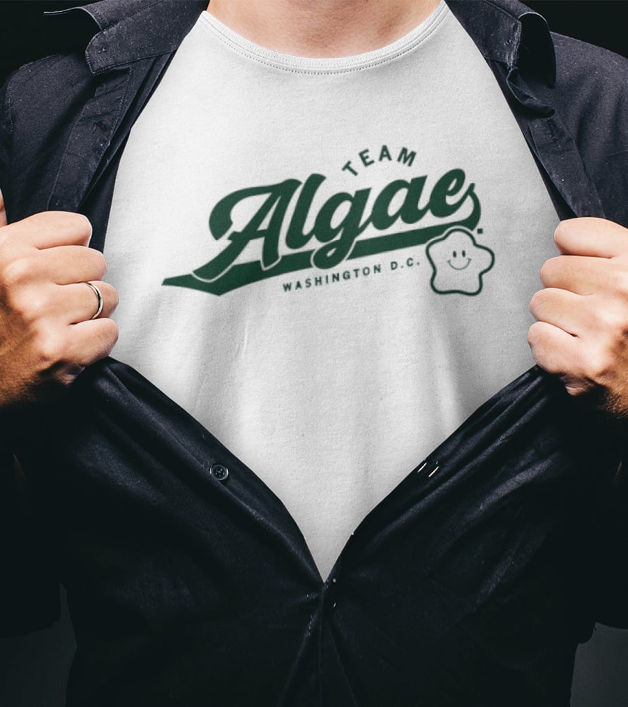 Team Algae Washington D.C. Smiley Face T-Shirt