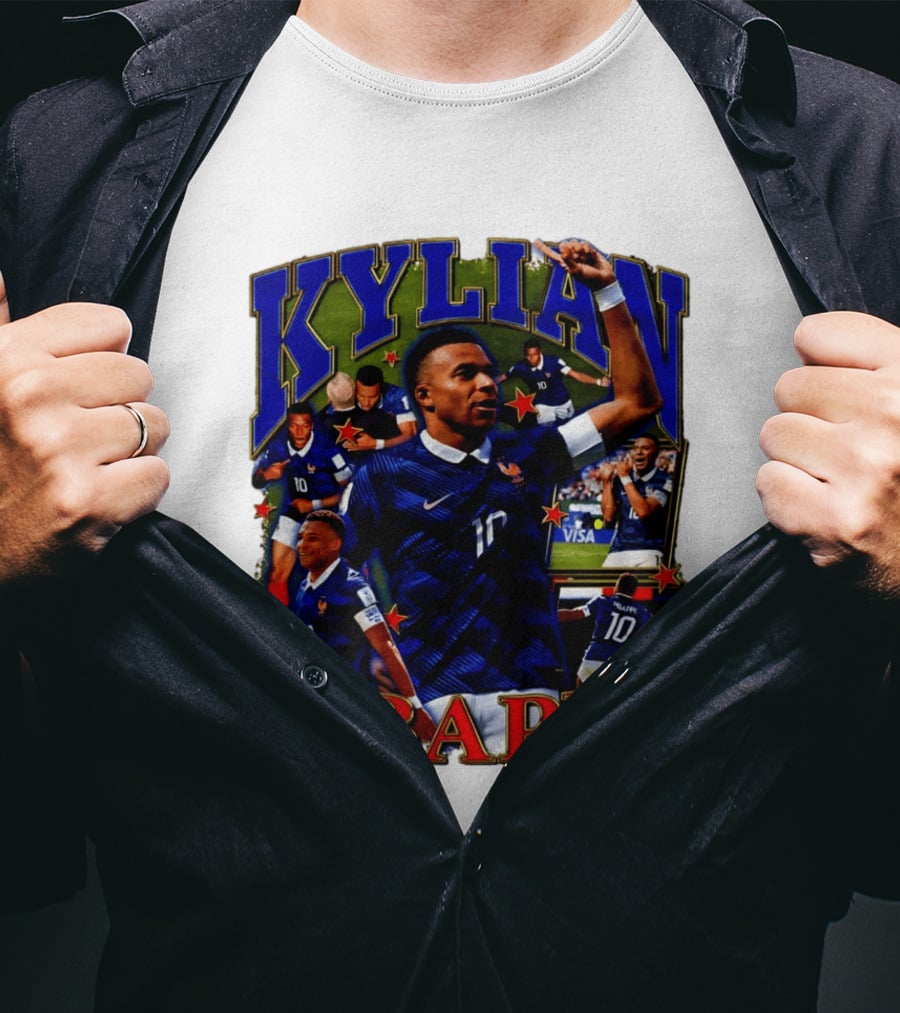 Kylian Mbappe France National Team Star Player Highlights Number 10 T-Shirt