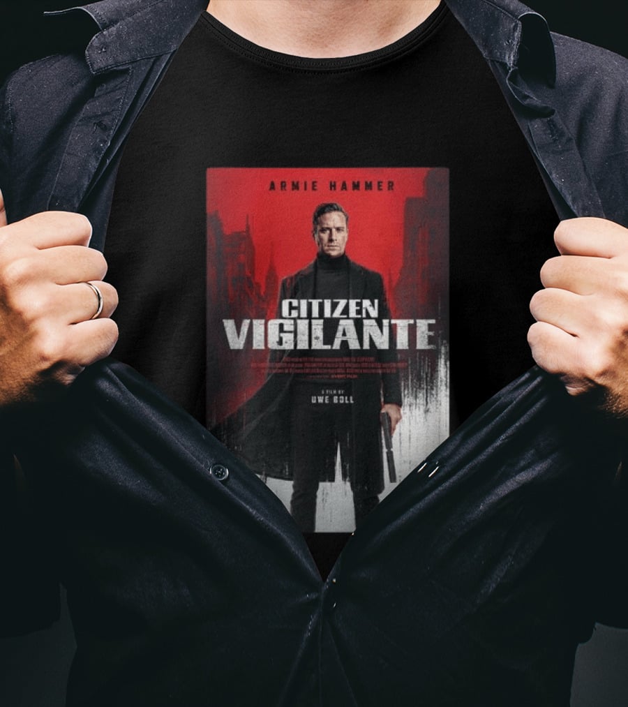 Armie Hammer Citizen Vigilante Film By Uwe Boll T-Shirt