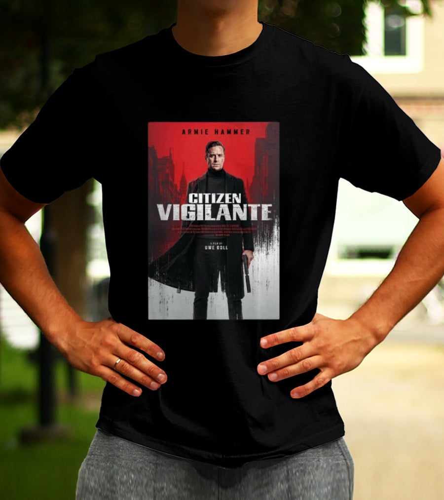 Armie Hammer Citizen Vigilante Film By Uwe Boll T-Shirt