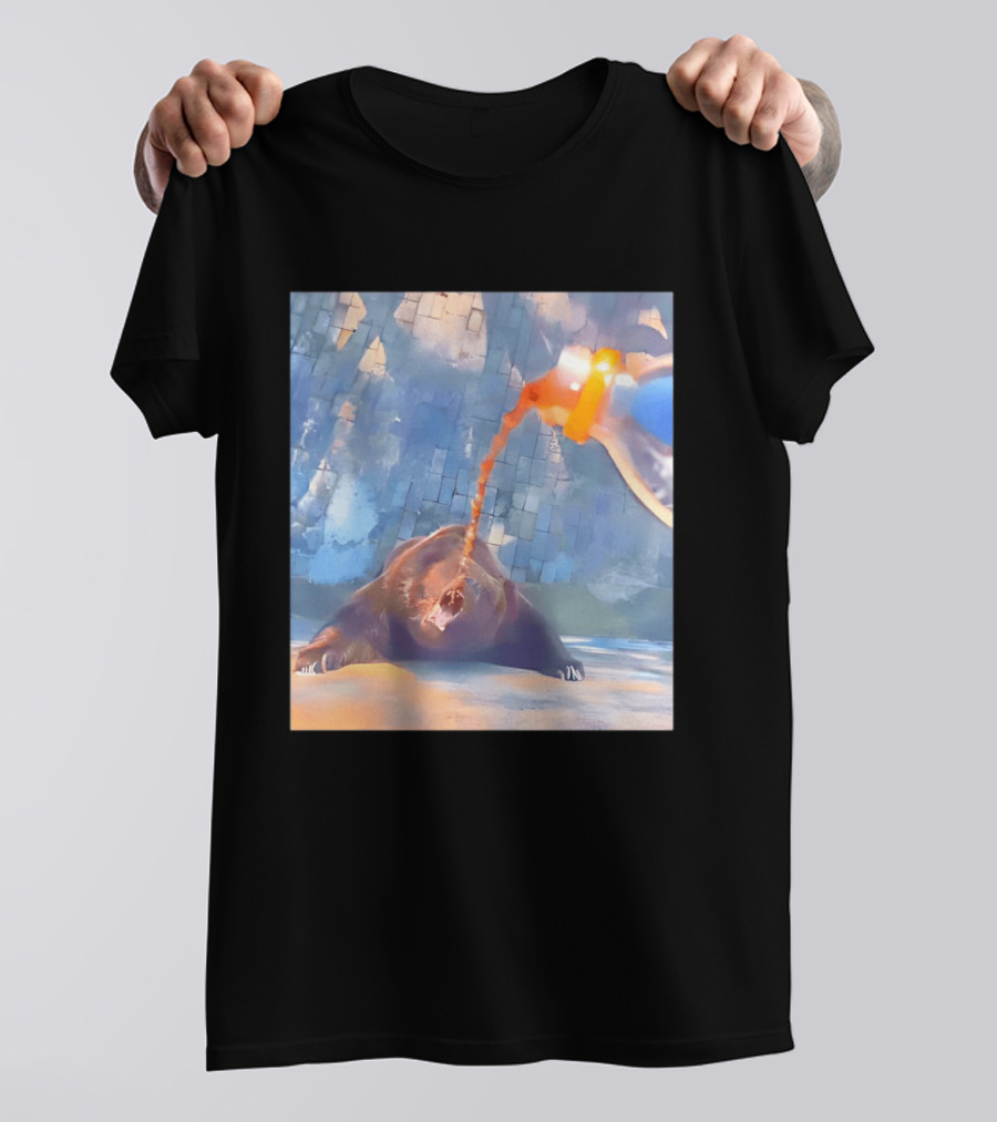 Bear Cola Bottle Wildlife Nature Animal Beverage Refreshment Zoo T-Shirt