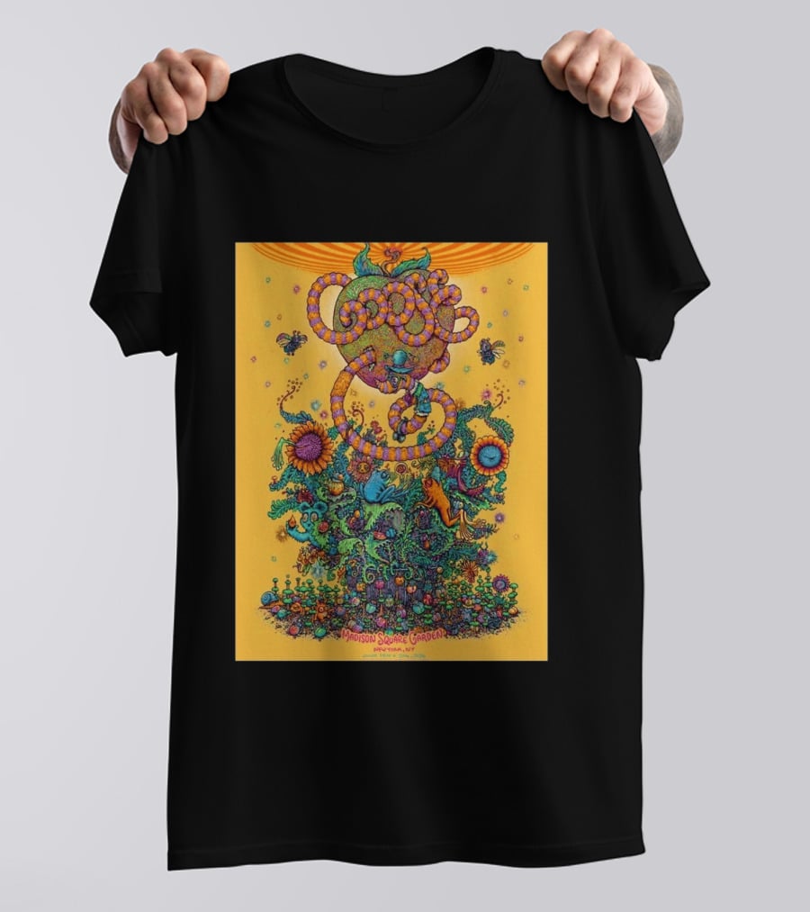 Goose Madison Square Garden New York June 19 And 20 2026 Event Psychedelic Floral T-Shirt