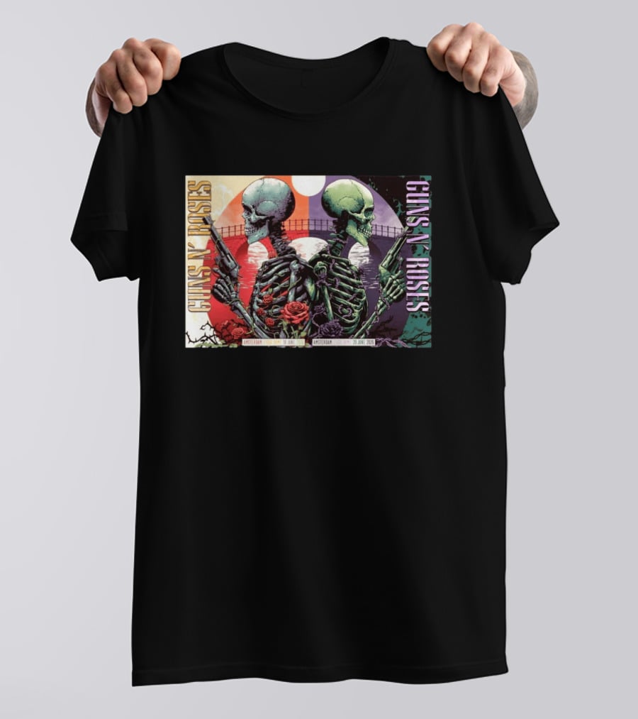 Guns N' Roses Amsterdam Ziggo Dome June 18 And 20 2026 Event T-Shirt