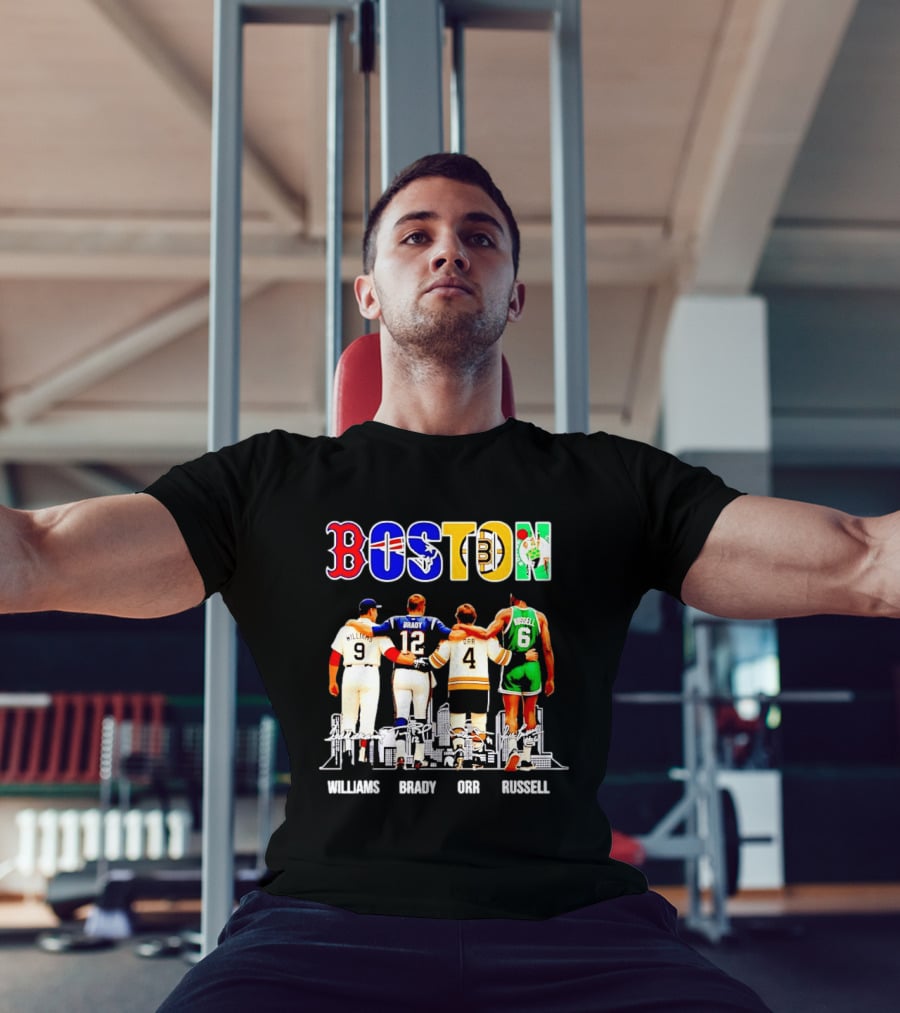 Boston Williams Brady Orr Russell Sports Legends T-Shirt