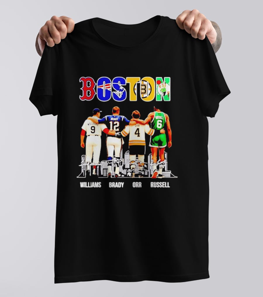 Boston Williams Brady Orr Russell Sports Legends T-Shirt