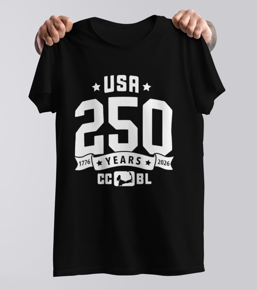 USA 250 Years 1776 2026 CCBL Anniversary T-Shirt