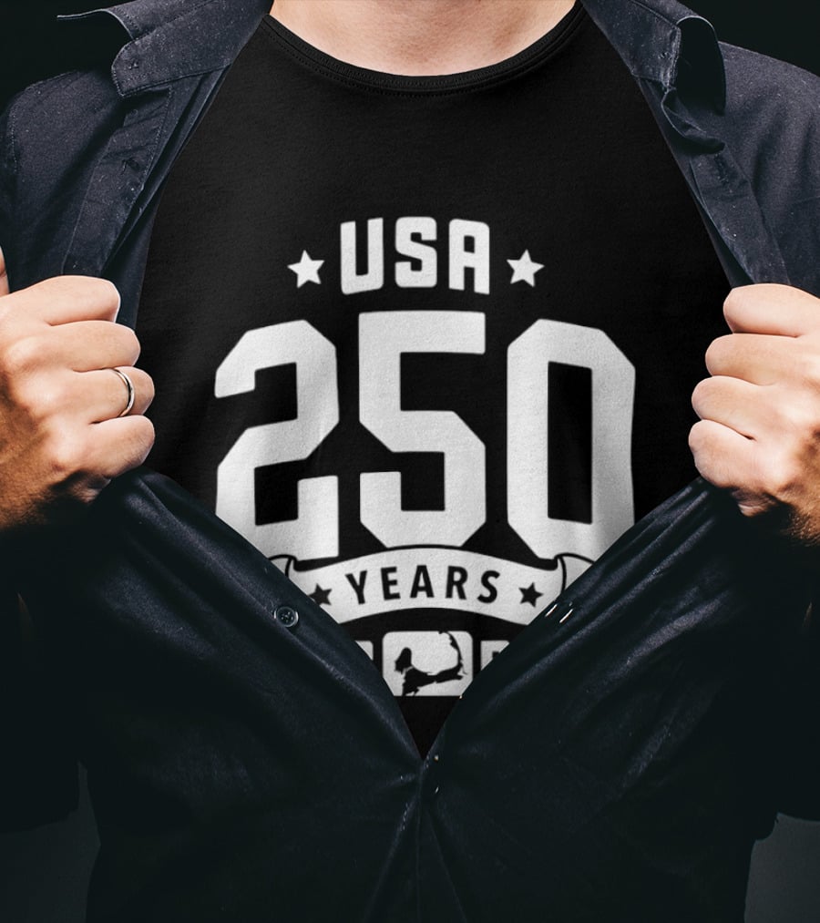 USA 250 Years 1776 2026 CCBL Anniversary T-Shirt