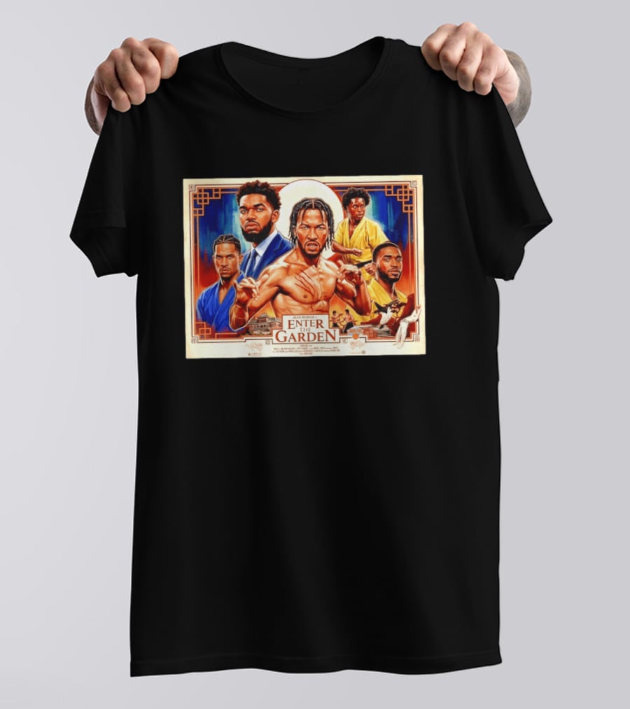 Jalen Brunson Enter The Garden Movie Martial Arts T-Shirt