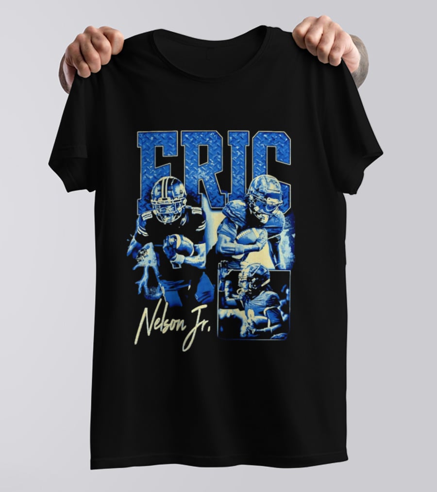 Eric Nelson Jr Football Wildcats New Hampshire T-Shirt