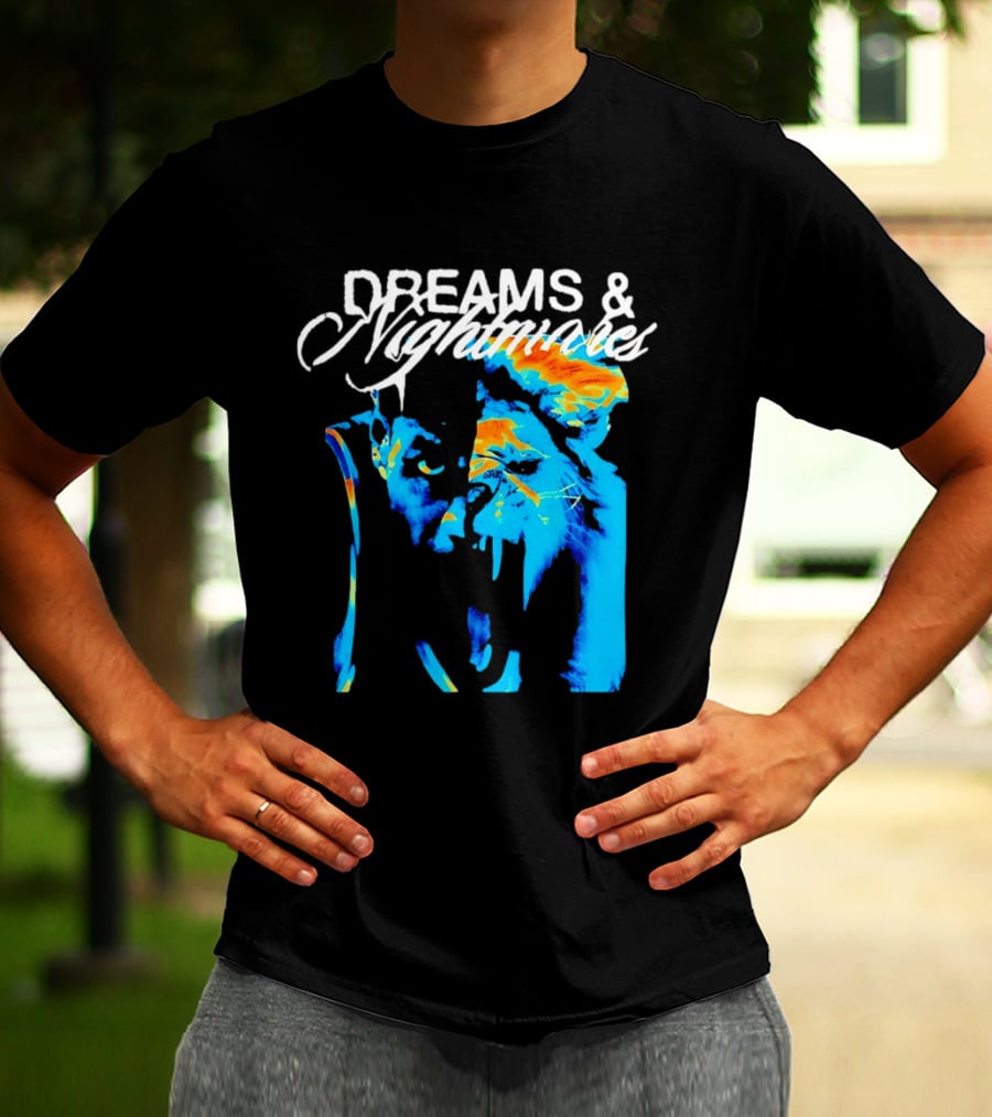 LeBron James Los Angeles Lakers Dreams Nightmares Watercolor Artistry T-Shirt