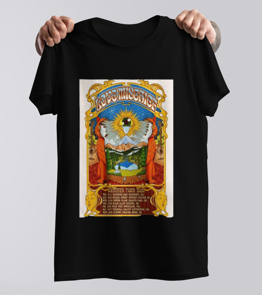 Love Mischief Summer Tour 2026 Dates And Venues Psychedelic T-Shirt