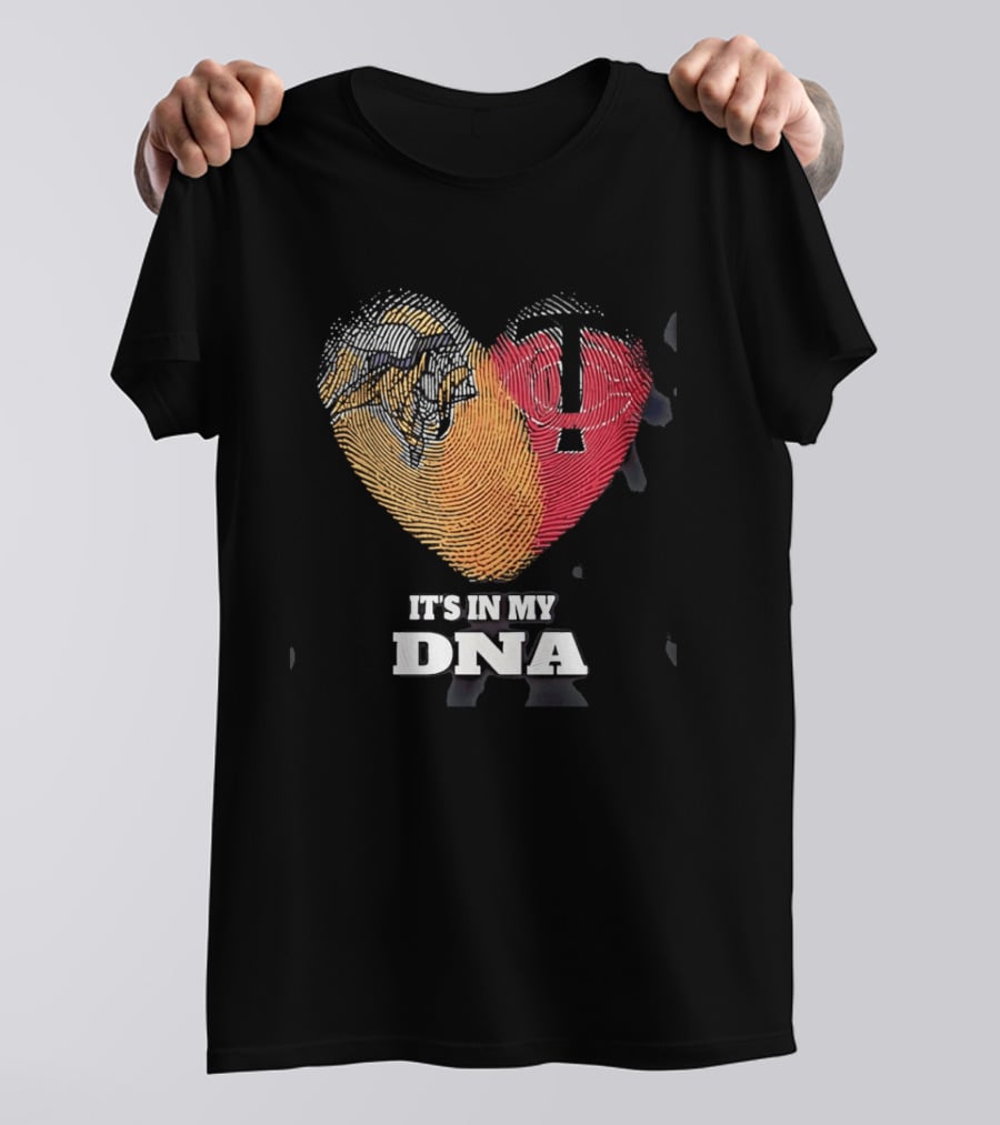 Minnesota Vikings Twins Heart It's In My DNA T-Shirt