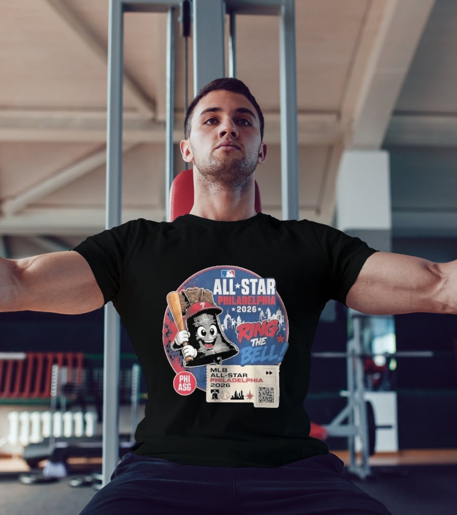 Philadelphia MLB All Star Game 2026 Ring The Bell Liberty Bell Baseball T-Shirt