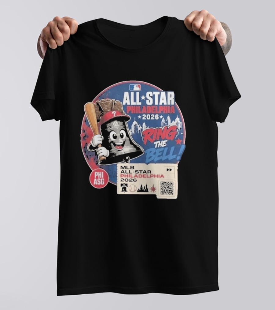 Philadelphia MLB All Star Game 2026 Ring The Bell Liberty Bell Baseball T-Shirt