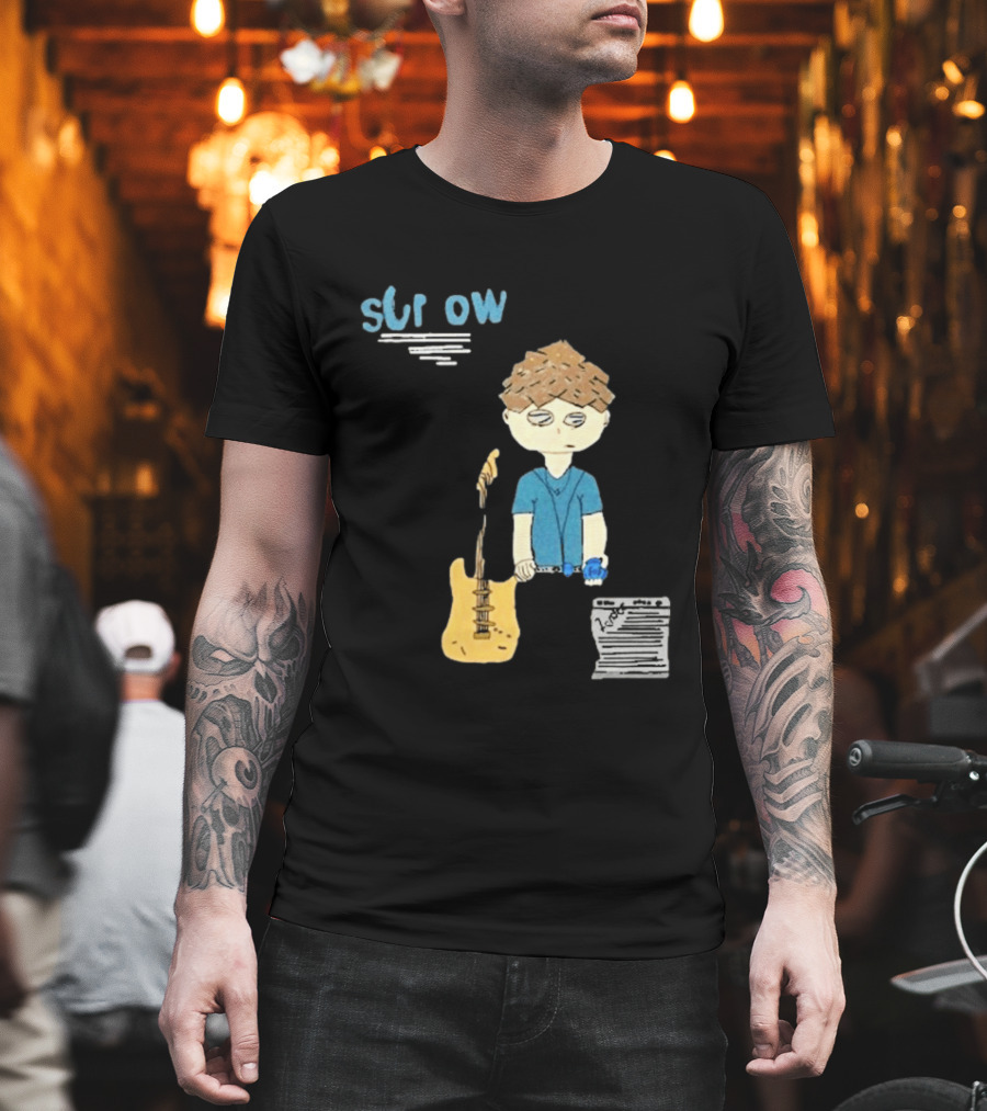 Sorrow Very Sorrow Days Blue Guitar T-Shirt