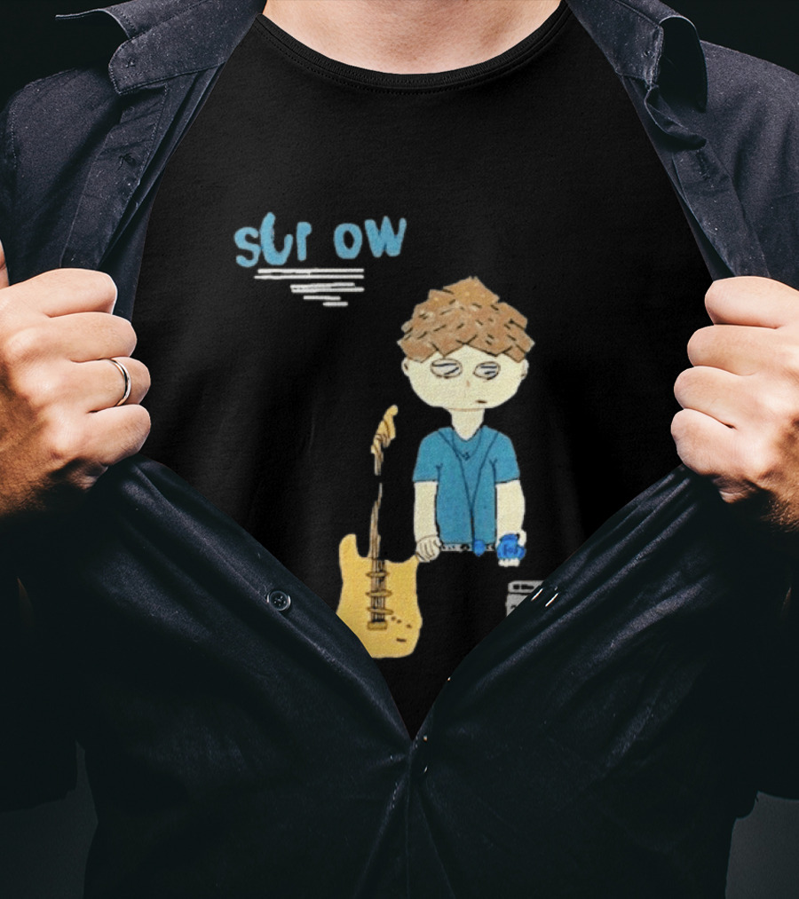 Sorrow Very Sorrow Days Blue Guitar T-Shirt