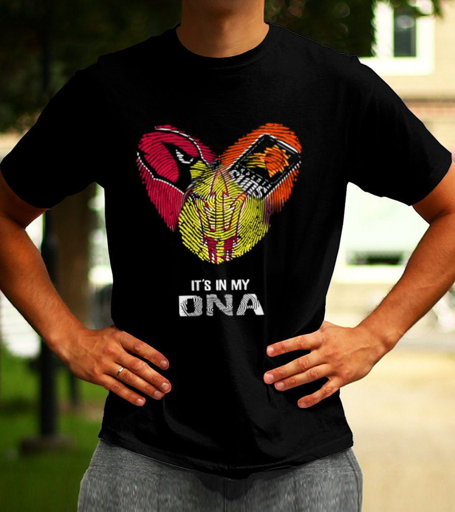 St. Louis Cardinals Phoenix Suns Arizona State Sun Devils It's In My DNA T-Shirt