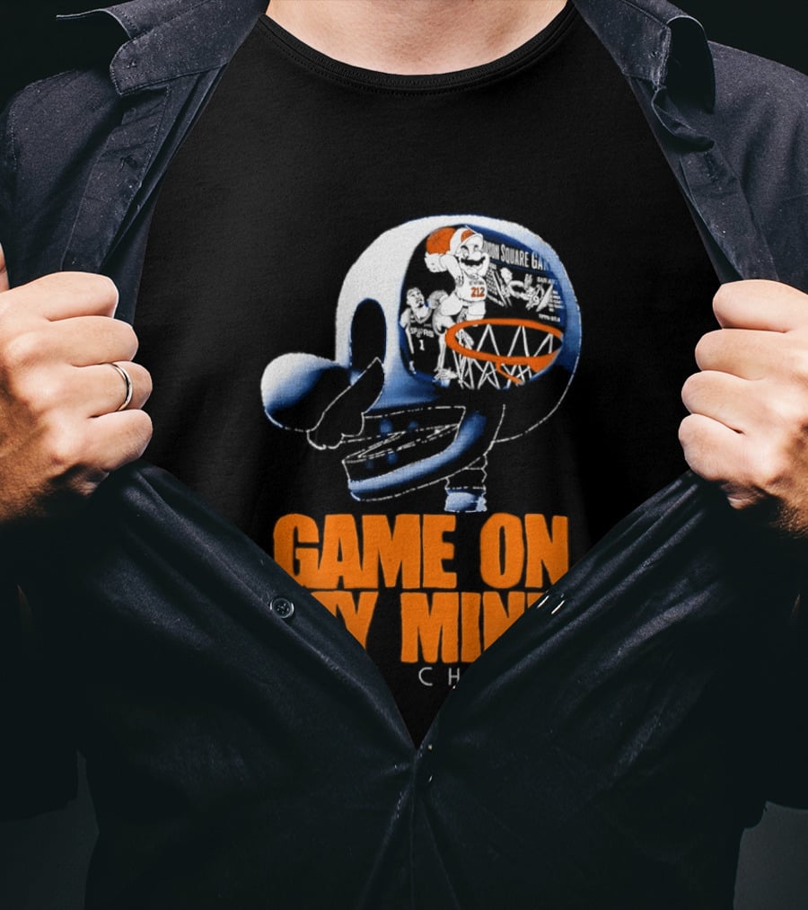NY Knicks Mario Game On My Mind 2026 Champs T-Shirt