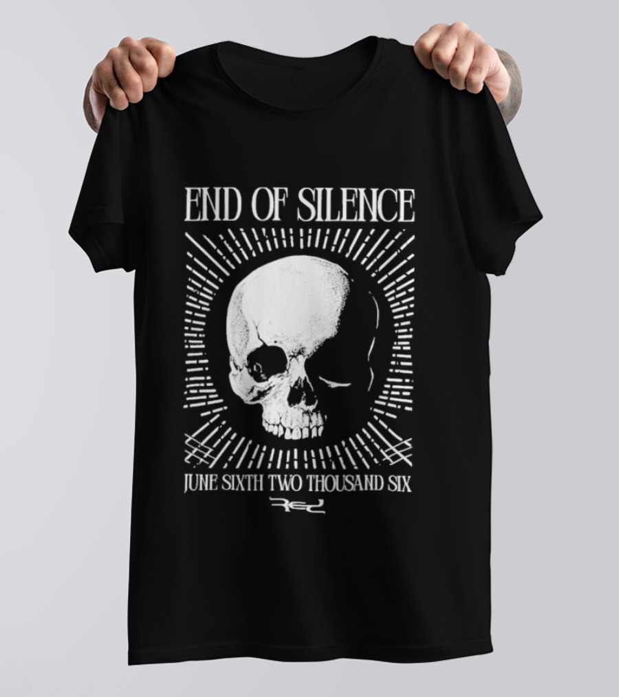 End Of Silence Skull June Sixth Two Thousand Six T-Shirt