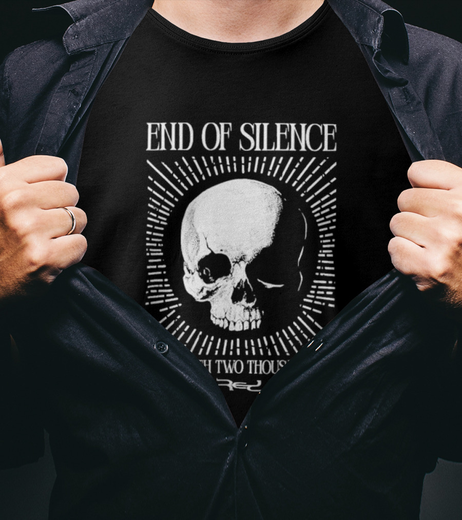 End Of Silence Skull June Sixth Two Thousand Six T-Shirt