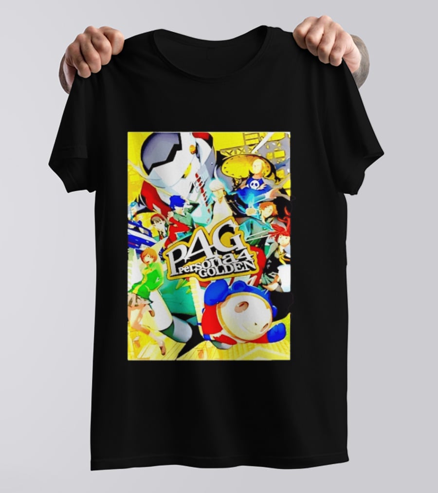 Persona 4 Golden P4G Main Cast Izanagi Teddie Kanji Naoto Chie Yosuke Yukiko Margaret T-Shirt