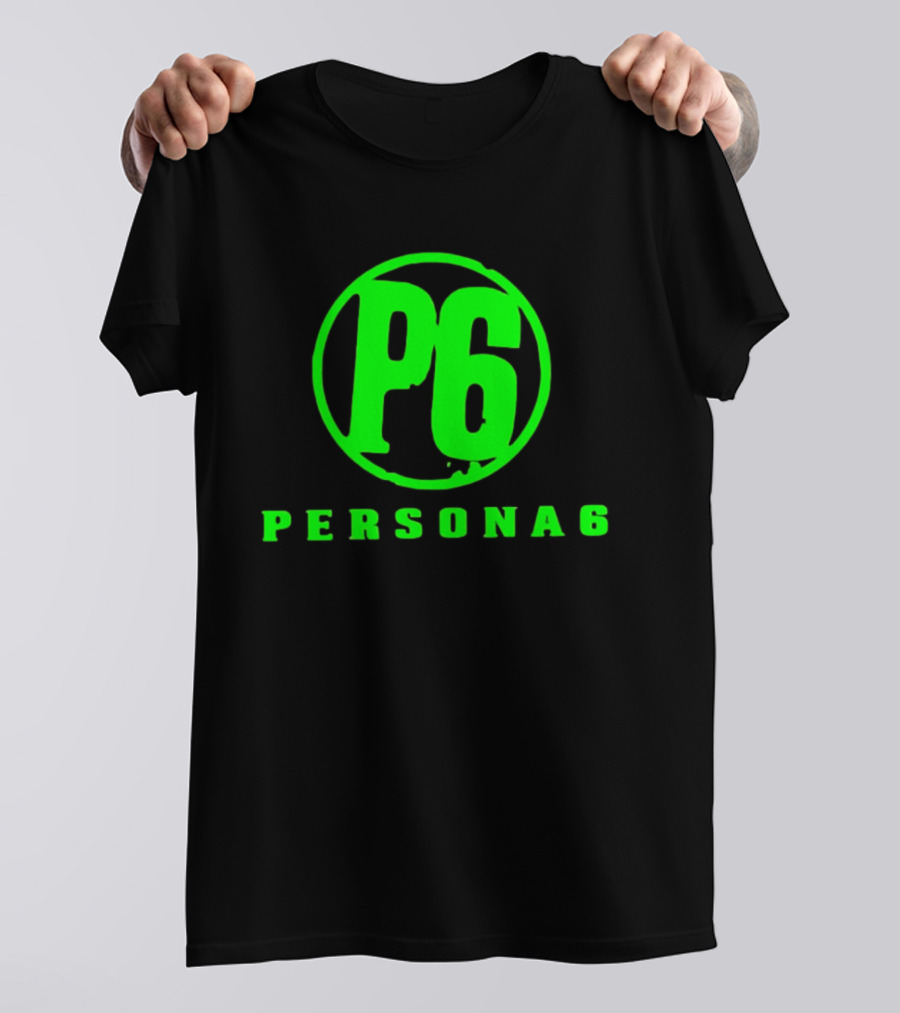 Persona 6 P6 Gaming Series Retro Green T-Shirt
