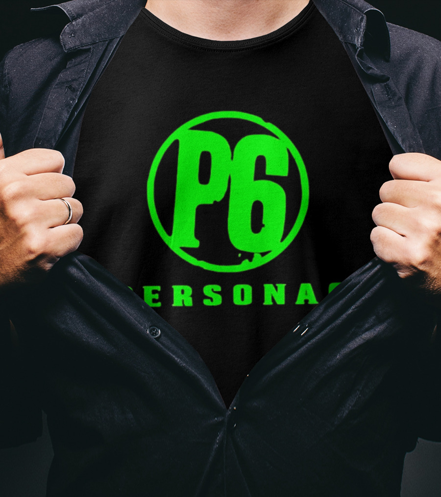 Persona 6 P6 Gaming Series Retro Green T-Shirt